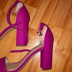 fuchsia heels